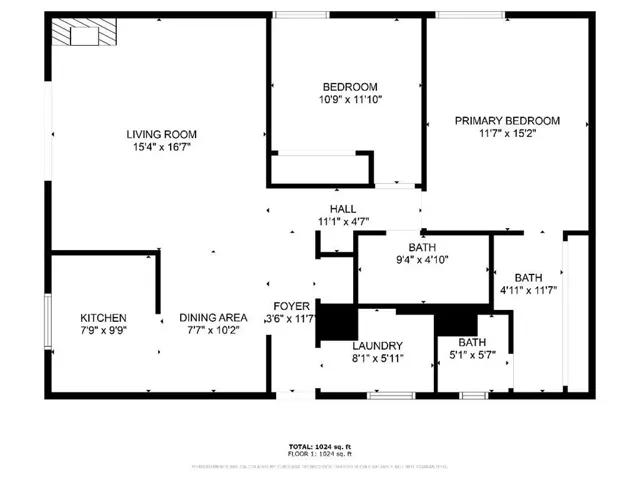 FLOORPLAN- MEASUREMENTS ARE APPROXIMATE.