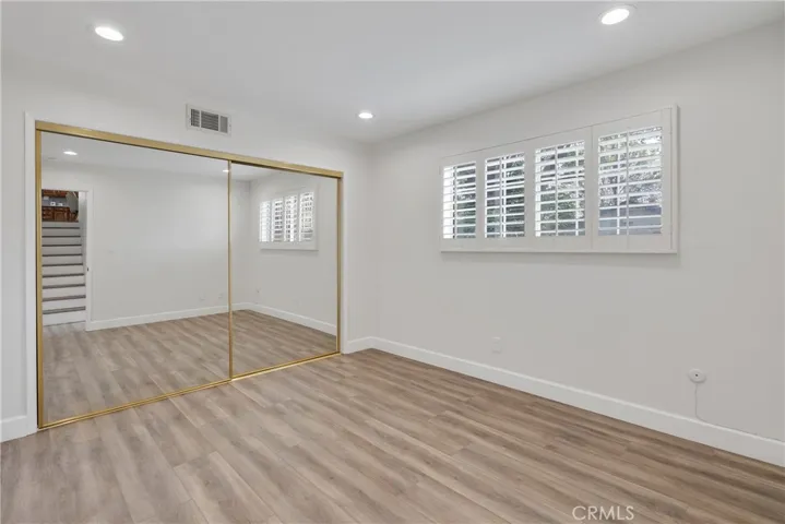 Bedroom located off gargage.
