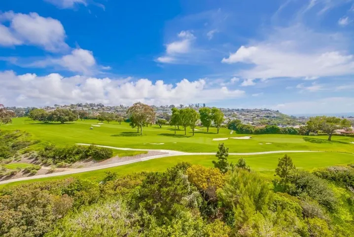 View of La Jolla Country Club Golf Course from Breakfast Area of Kitchen
