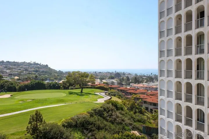 View from The Seville to La Jolla Country Club Golf Course