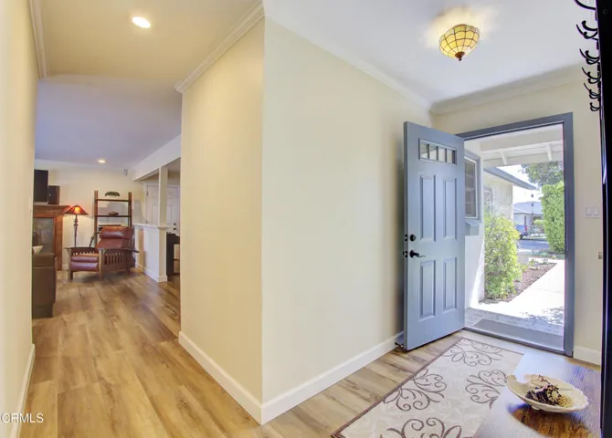 Entry Hall to Living/Dining/Kitchen