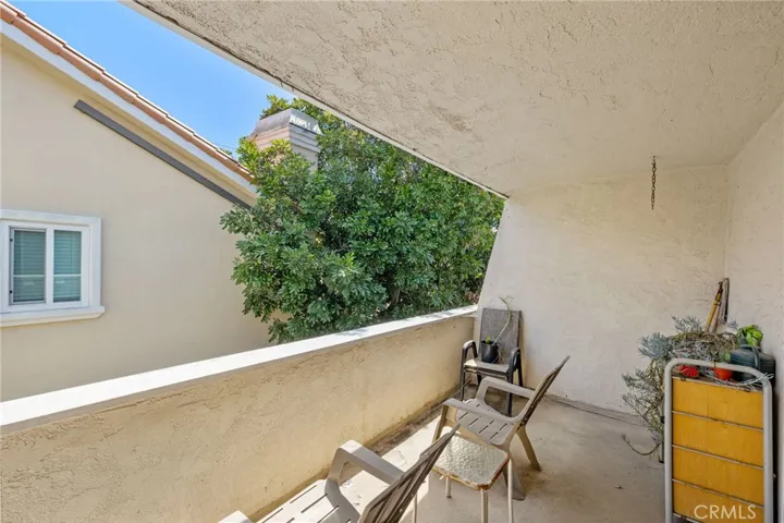 Unit B - Balcony off of bedroom