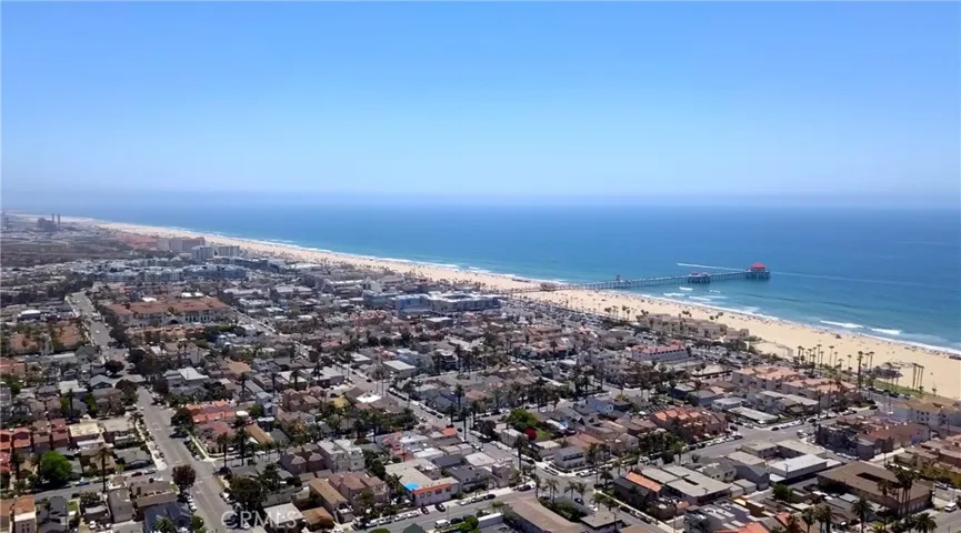 Aerial view of Downtown Huntington Beach!
