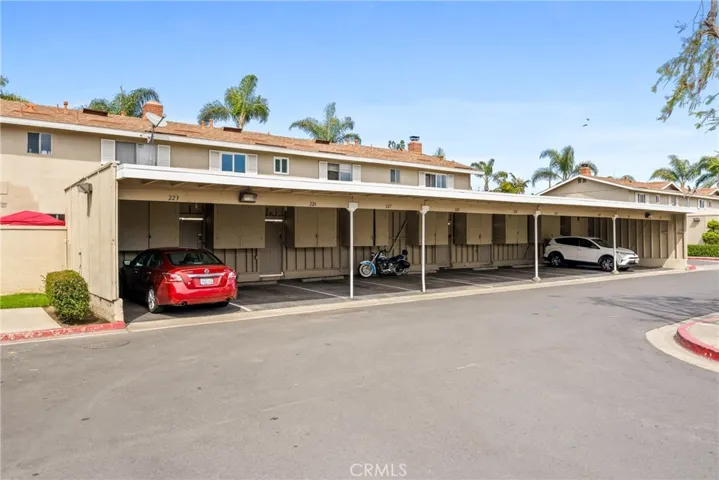 Shield your vehicle from the elements with the covered parking!