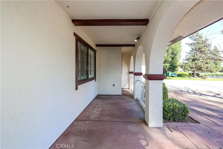 Front covered porch