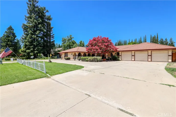 Prior to new exterior paint, to show blooming tree
