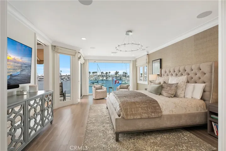 Master bedroom with sitting area
