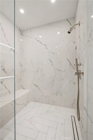 Master shower