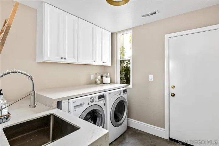 Spacious with stainless sink and lots of storage