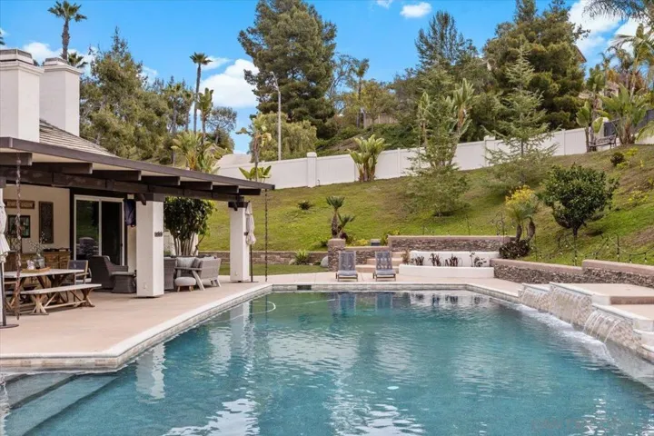 Pebble tech, heated pool