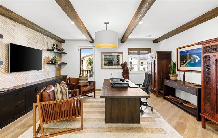 Converted bonus room to home office.