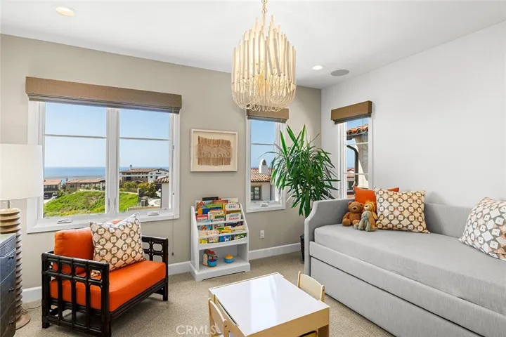 Upstairs suite with ocean view.