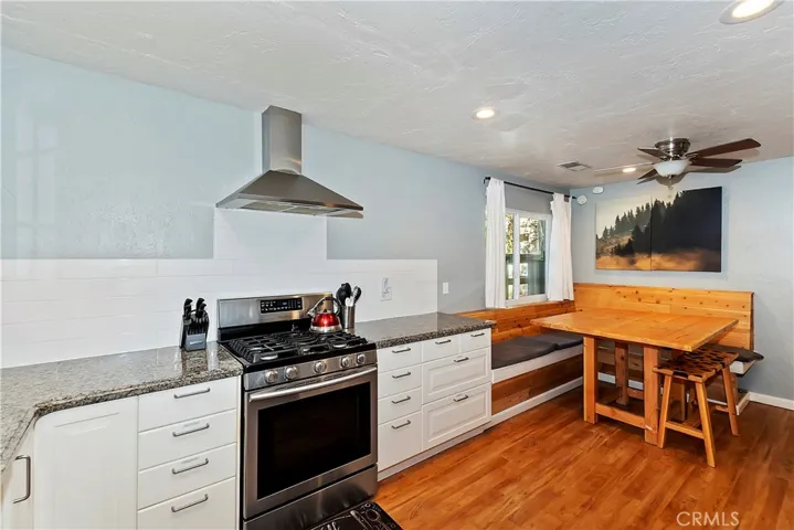 Kitchen and dining area