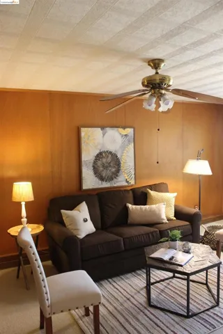 Converted garage area