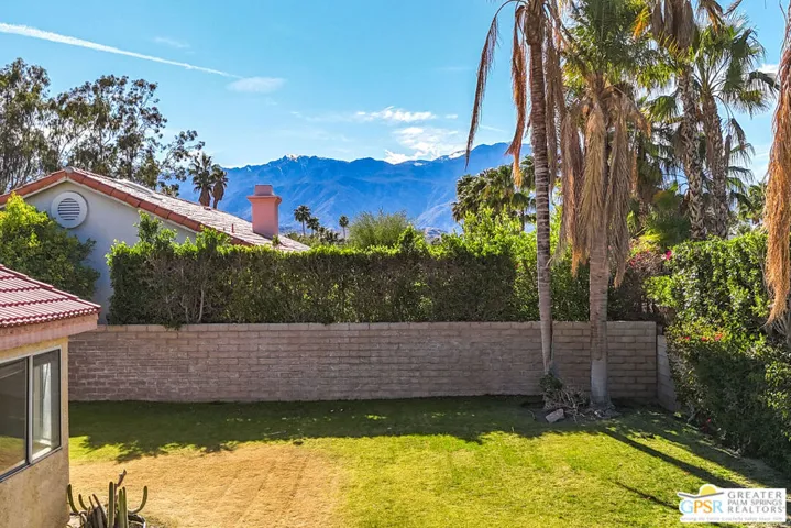 view from back yard