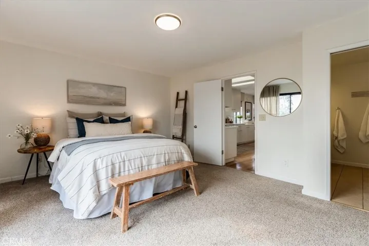 Upstairs primary suite.