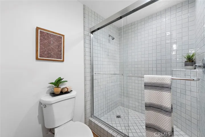 downstairs shared full bathroom shower