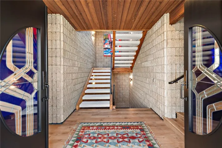 stained glass double entry doors