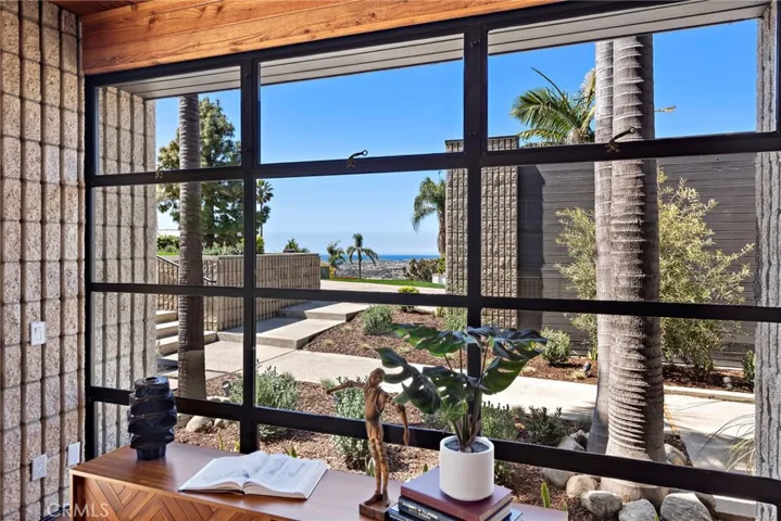 main level living room view of the ocean