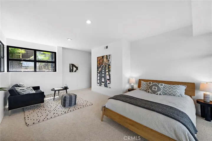 Downstairs Bedroom #2 with expansive views and tons of natural light