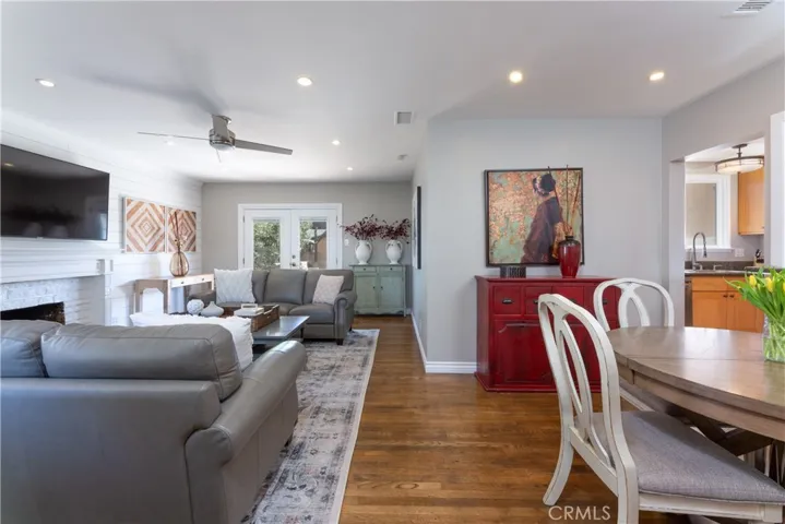 The original wood flooring is gorgeous and adds warmth and charm throughout the home