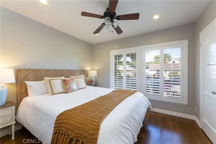 Bedroom #2 is also spacious and yes that is a king-size bed. Lots of natural light.