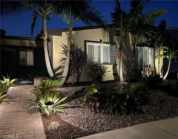 Stunning at night with the landscaped lighting.