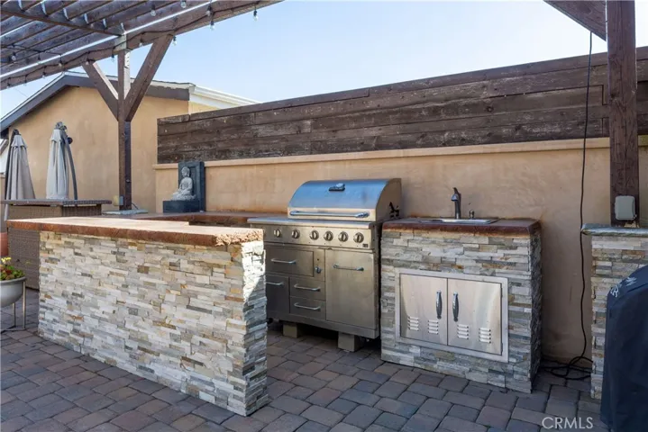 The BBQ area has it all! We hope you love entertaining because this is the place to do it!