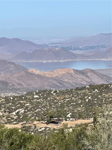 View of Diamond Valley Lake from the lot.