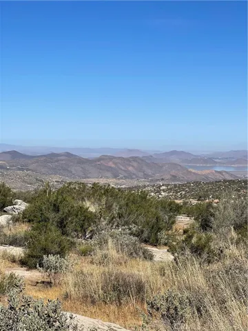View of Lake Skinner from the lot.