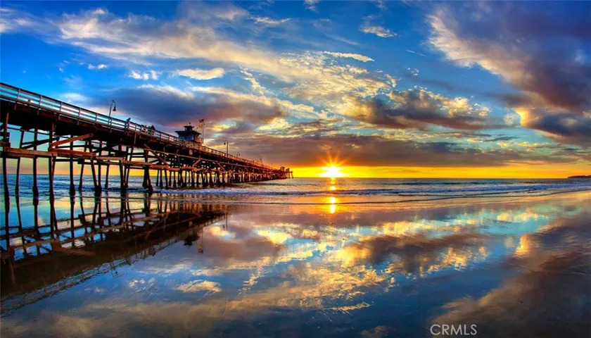 San Clemente beaches, pier and outlet stores are just a short drive from this home