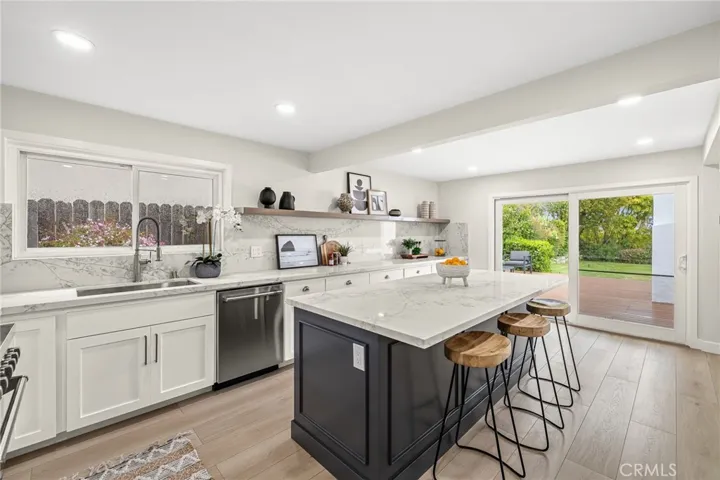 This beautiful kitchen opens to the upper deck. Great for entertaining and everyday life:)
