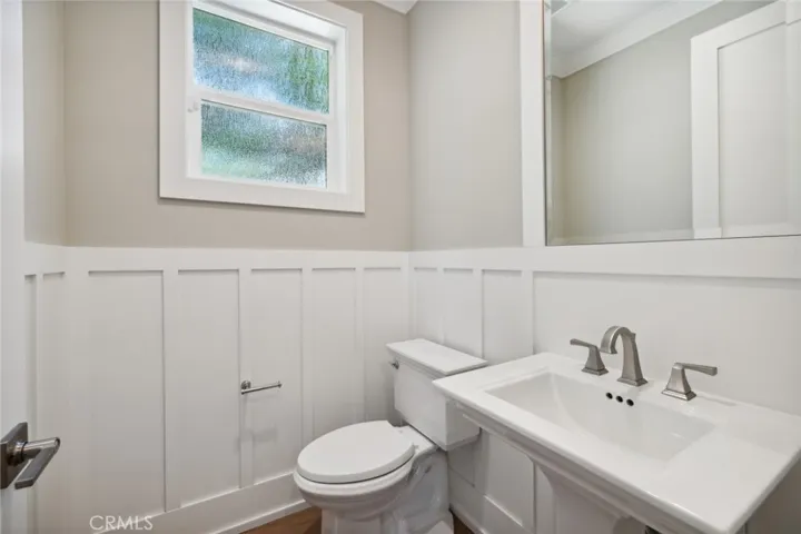 Downstairs powder room