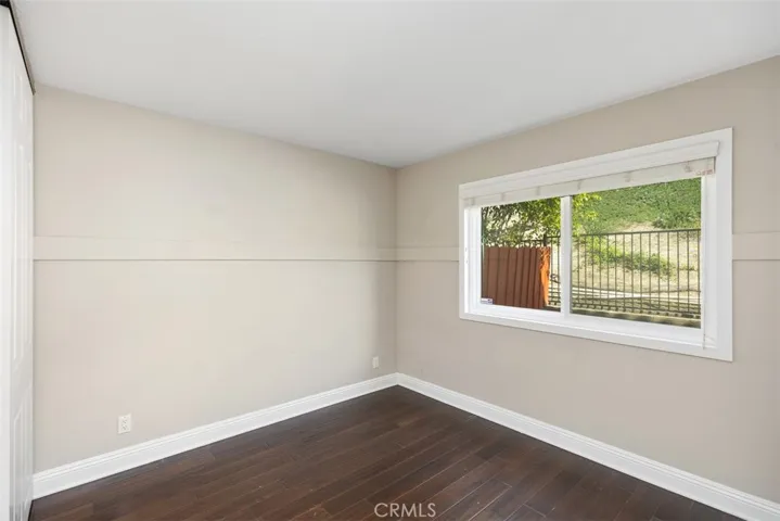 Non-stair climbers appreciate a bedroom and bathroom located on the downstairs level for easy access