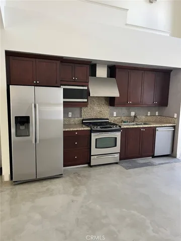 Kitchen on second level