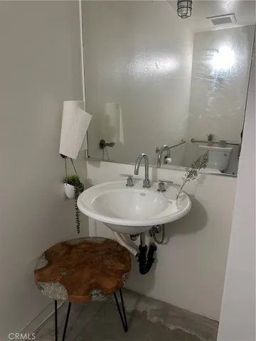 half bath ground level