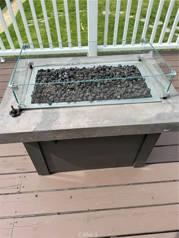 Backyard Deck Fire Pit is Included
