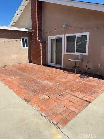 Brick Pavered Patio