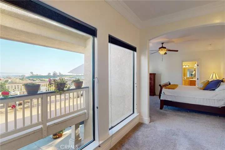 Primary suite upstairs/main level