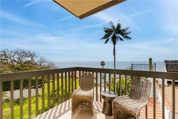 Ocean Vistas can be enjoyed from the Primary Bedroom Balcony.