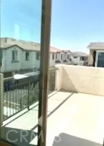 patio door open to balcony