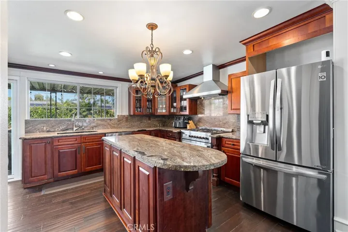 Newer Stainless Steel Appliances, Gas Stovetop/Oven and Hooded Vent, Refrigerator Included