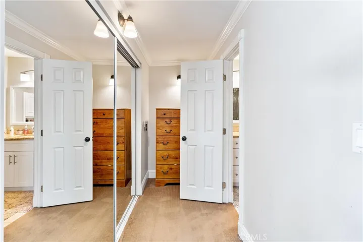 Hall and closet to Bathroom