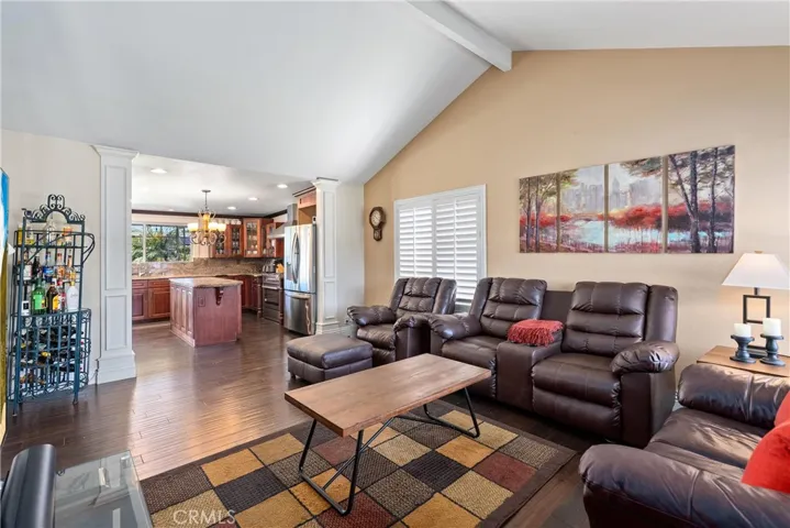 Family Room Open to Kitchen