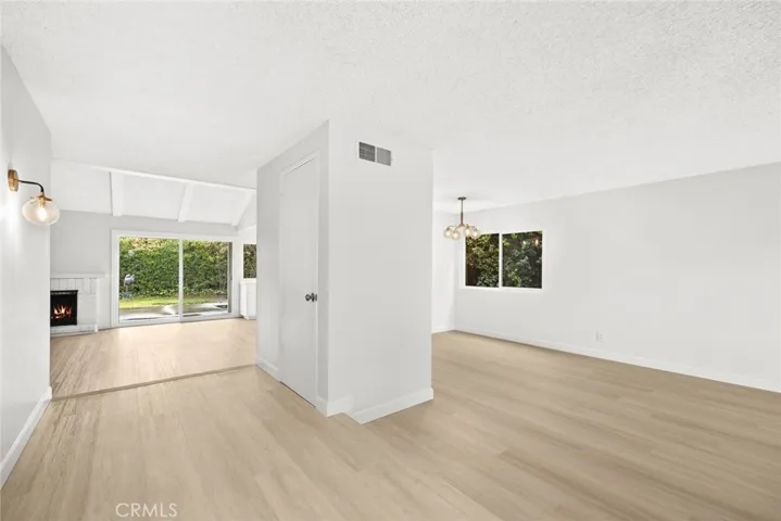 Elegant entry that leads to the living area