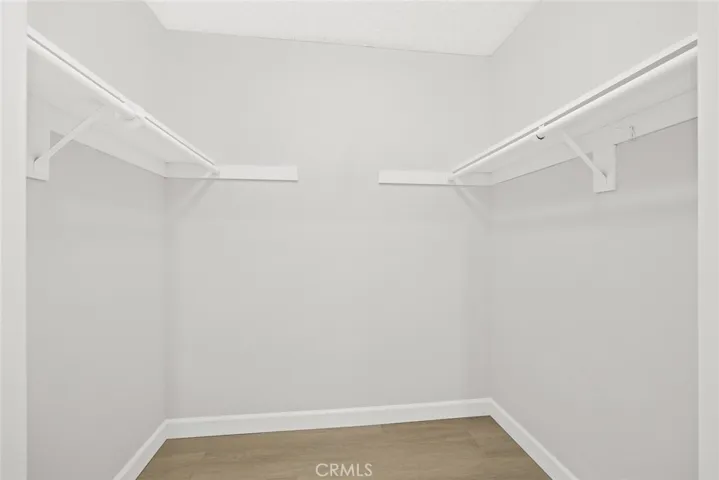 Master bed walk-in closet