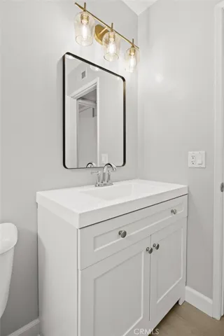 Hallway bathroom