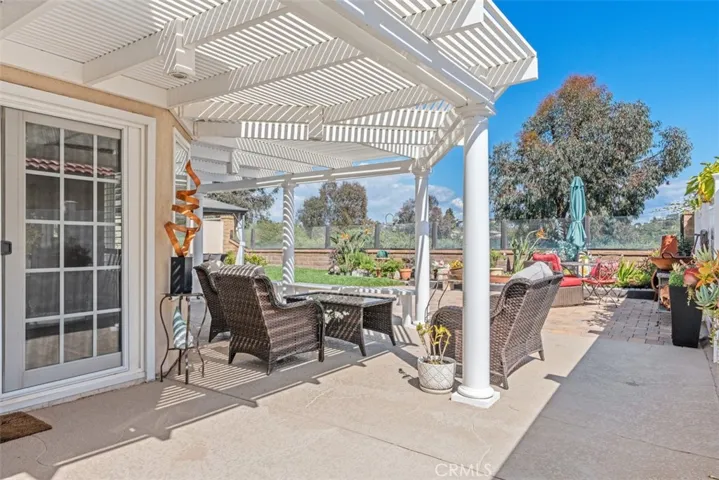 great patio for entertaining