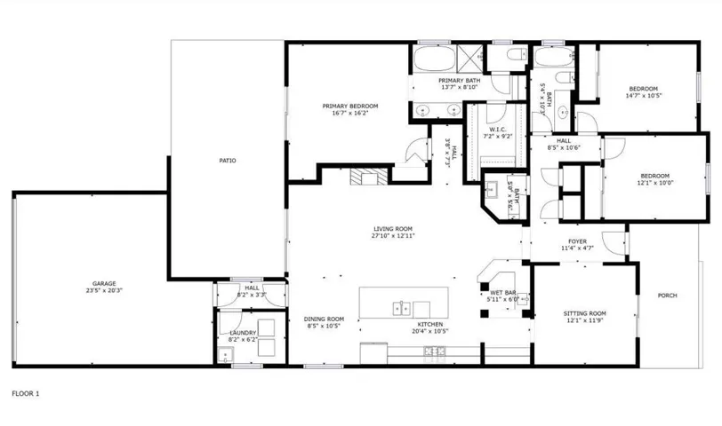 Main house floorplan