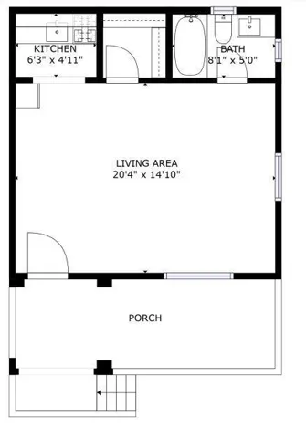 Casita floorplan